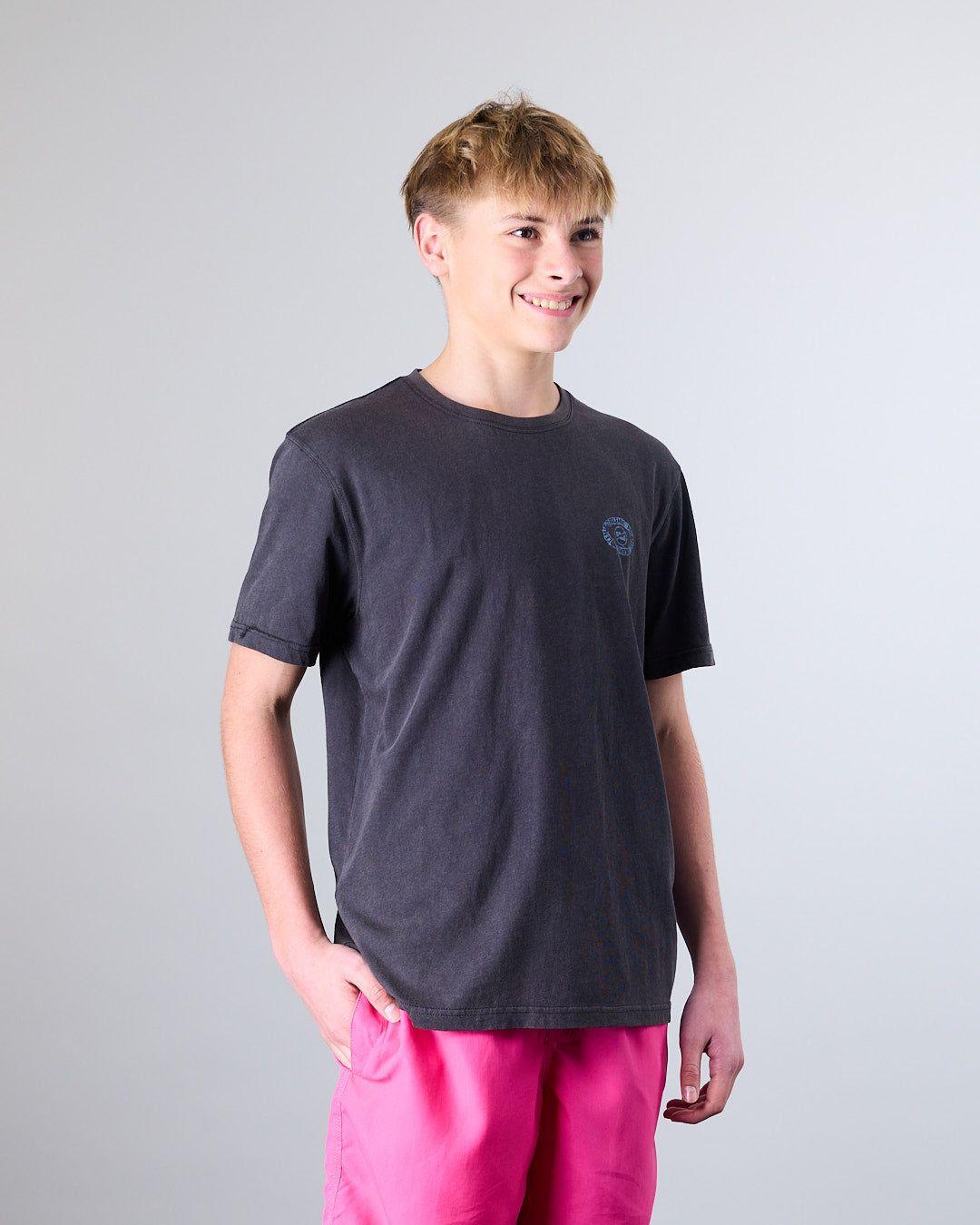 Polera junior manga corta Logo XV1379 Polemic-2