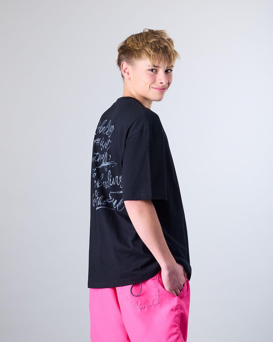 Polera manga corta Junior Relaxed XV1385 Polemic-2