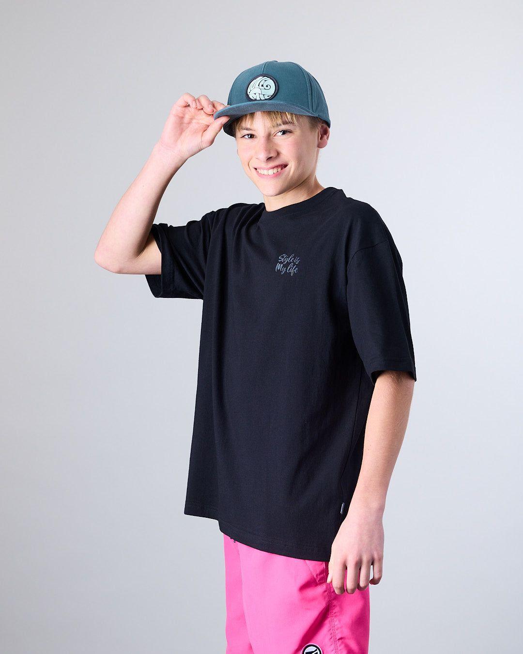 Polera manga corta Junior Relaxed XV1385 Polemic-4