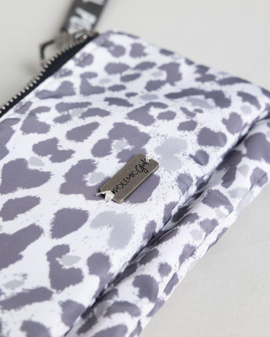 Billetera mujer doble cierre Gris Print XW0301-2
