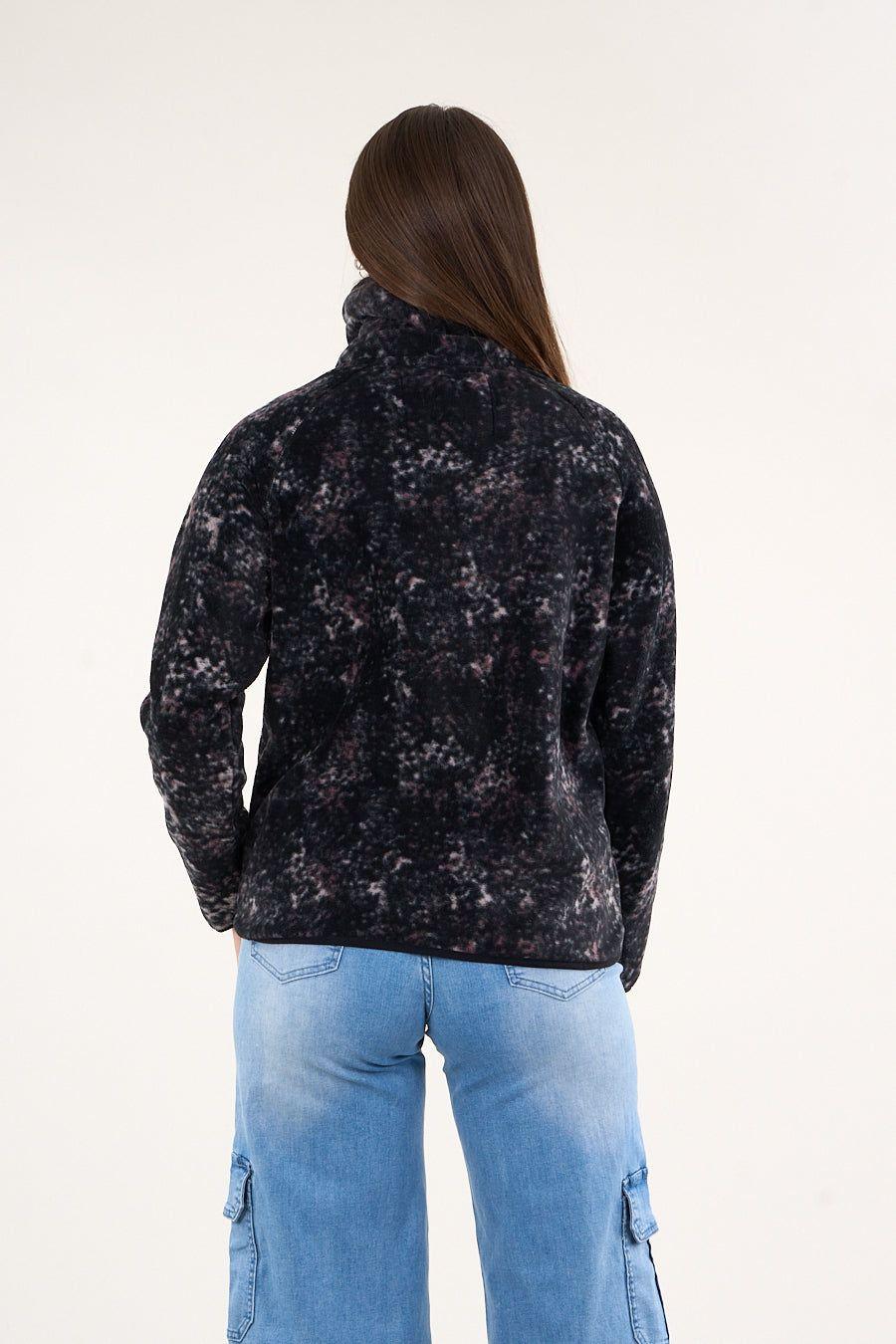 Poleron polar mujer Procesado Full Zipper Print  VW8762 Polemic-2