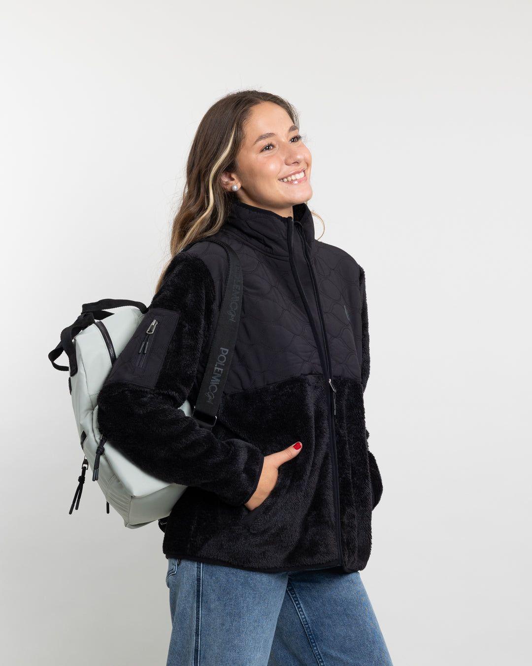 Poleron mujer Polar Acolchado Shaggy Bonded Polemic-4