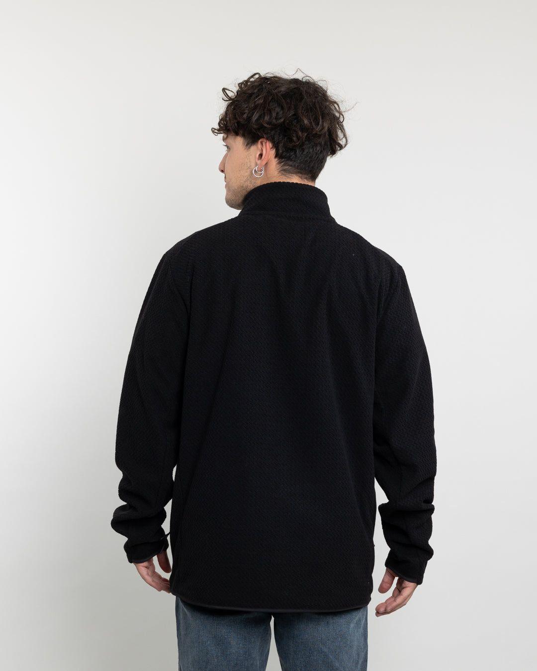 Polerón Hombre Micropolar Invierno textura Medio cierre Polemic-2