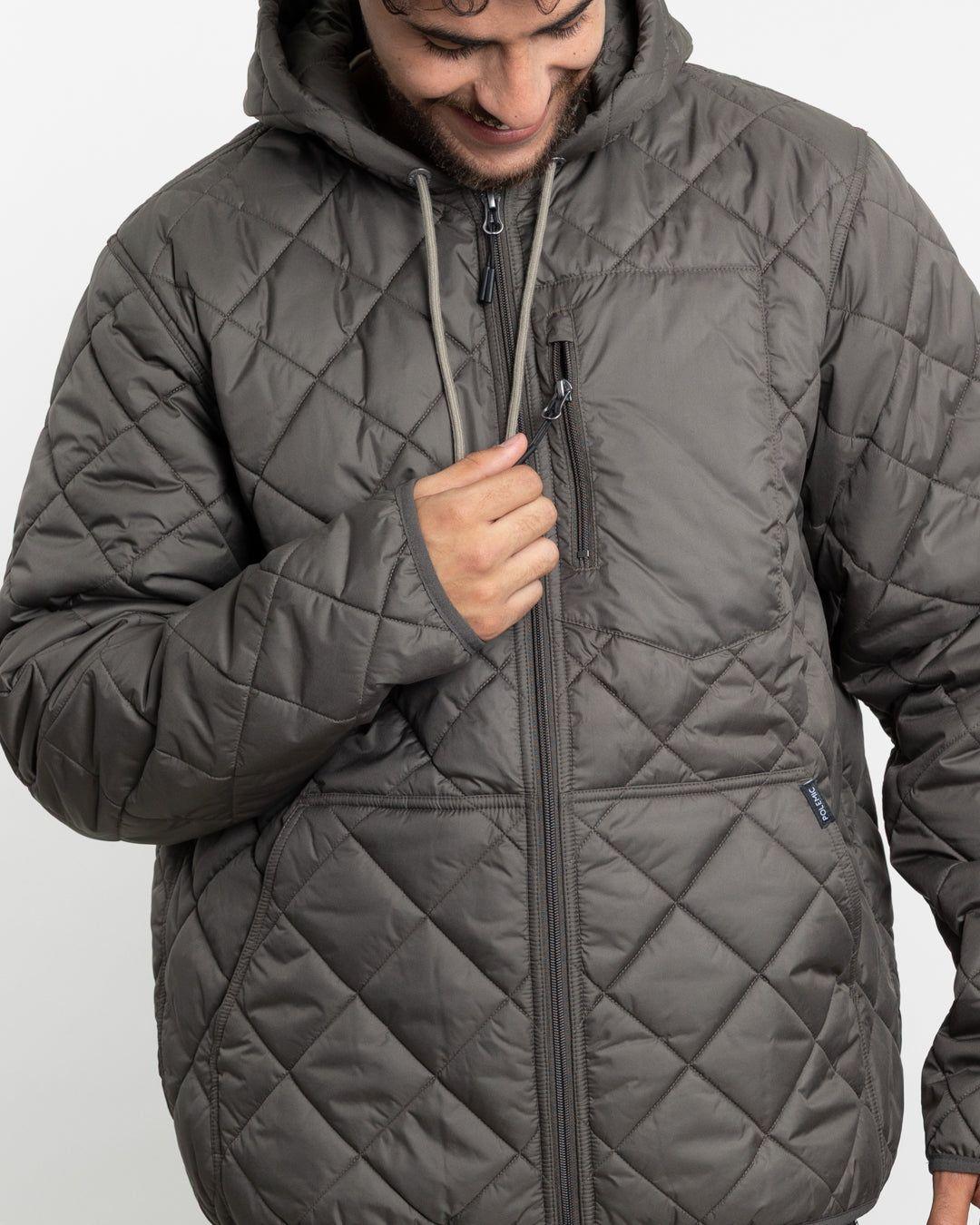 Parka Hombre Waterproof con acolchado Verde Polemic-2