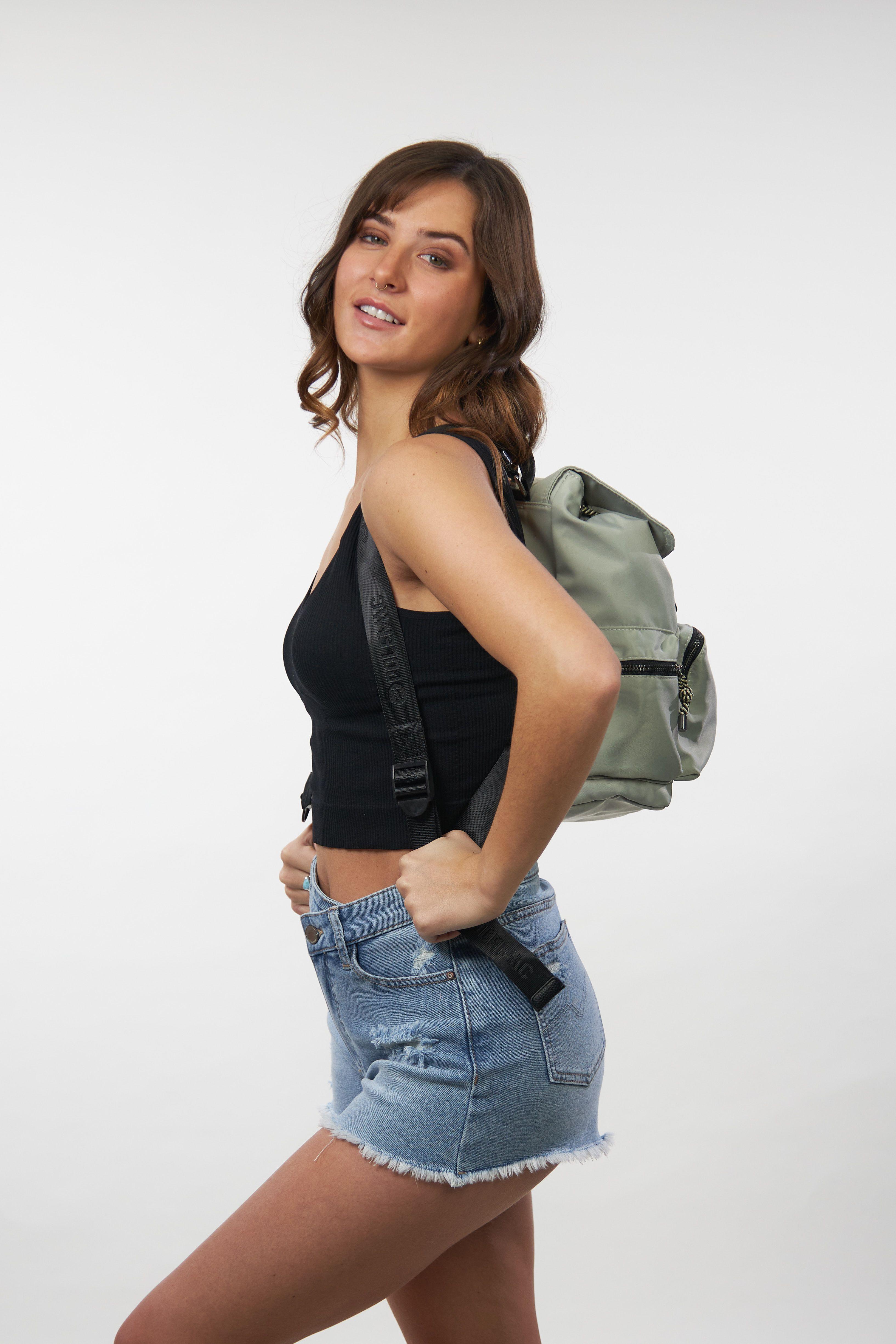 Polera crop top escote v para mujer Polemic-3