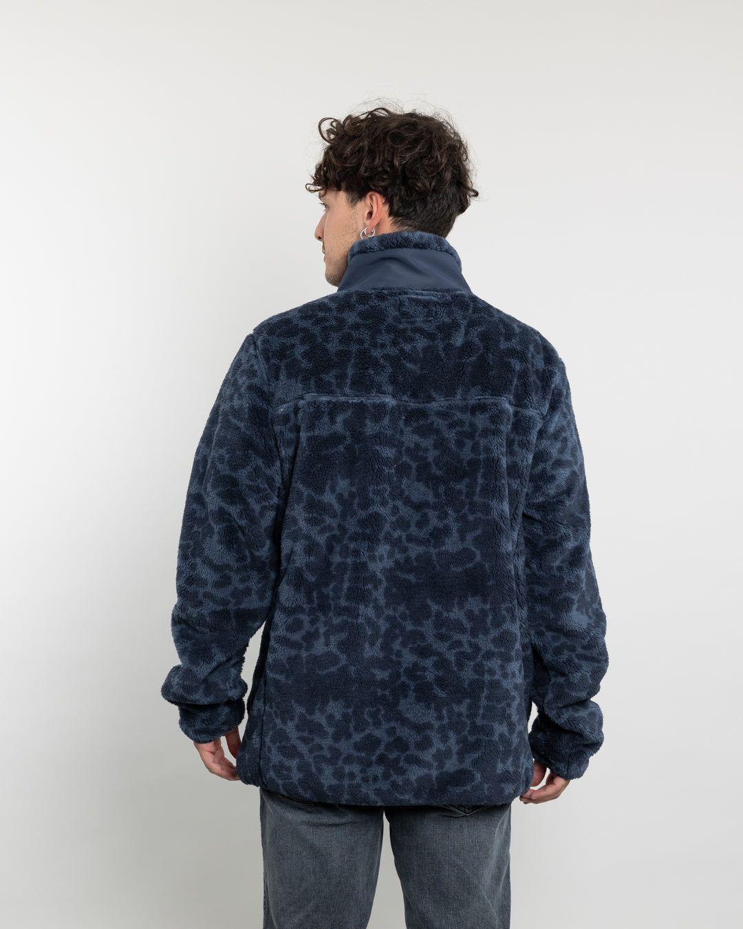 Poleron hombre Polar Shaggy Print sin gorro Polemic-4