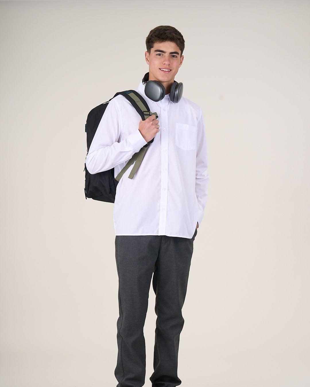 Camisa Colegio Blanca Escolar-4