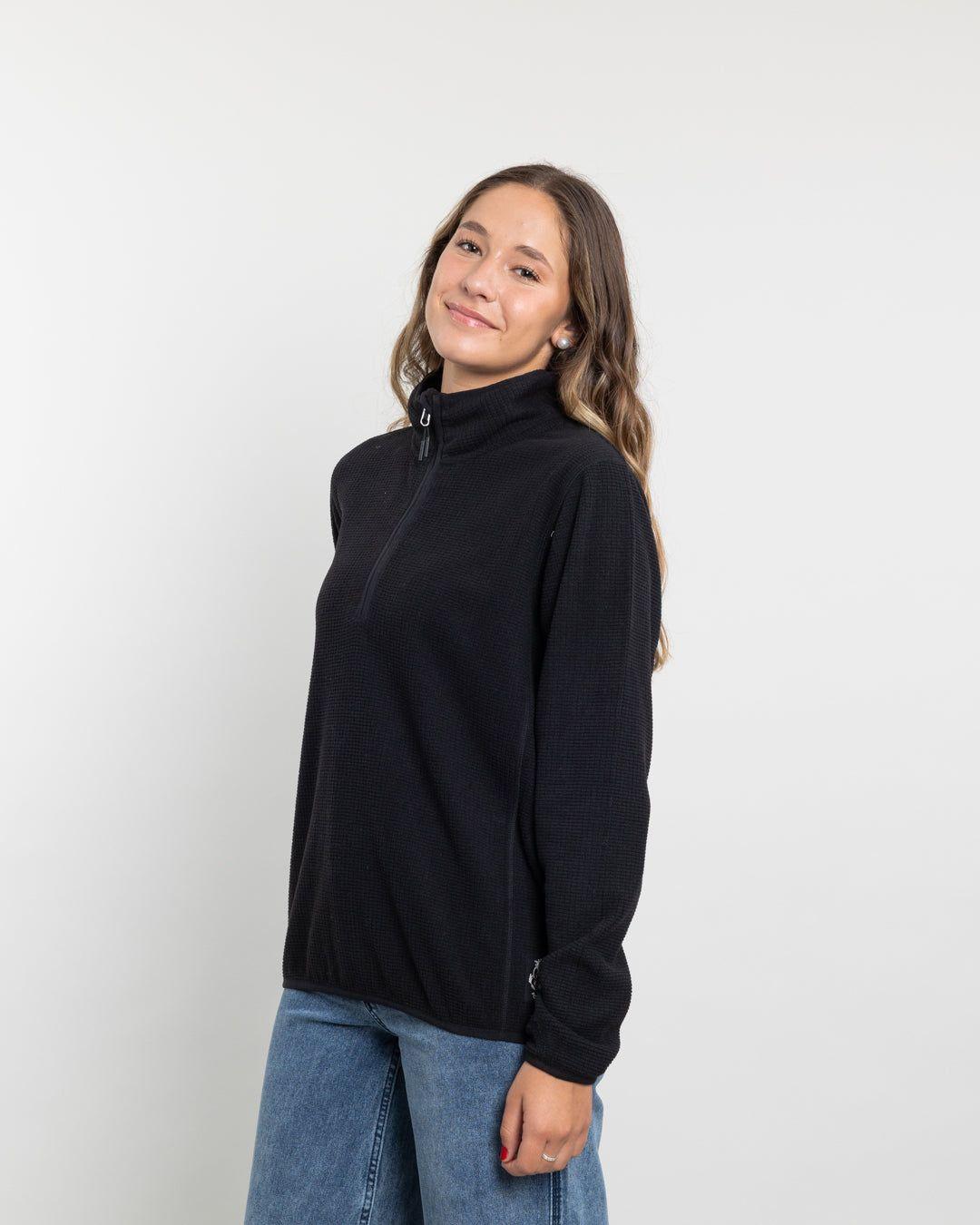 Poleron mujer polar Fantasia medio cierre  Polemic-2