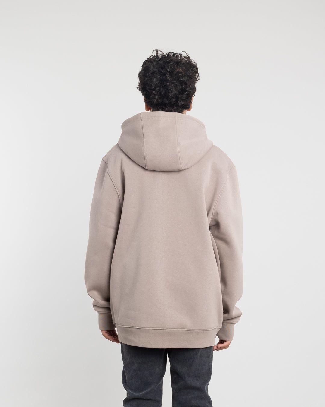 Poleron con cierre y gorro Invierno Beige niño POLEMIC-3