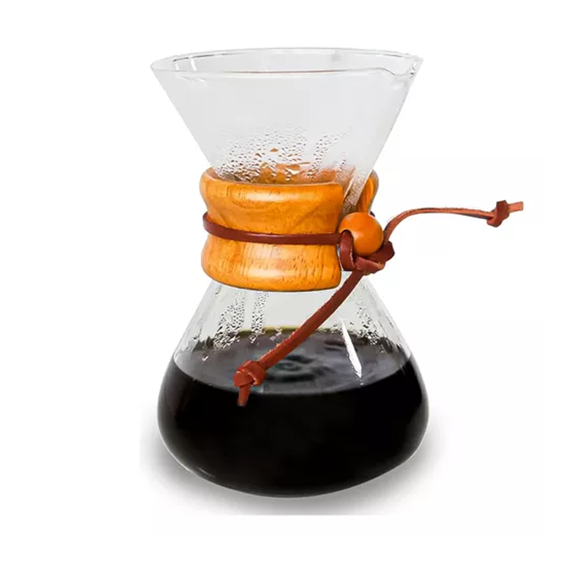 Cafetera Manual Jarra De Vidrio 400ml Pour Over-0