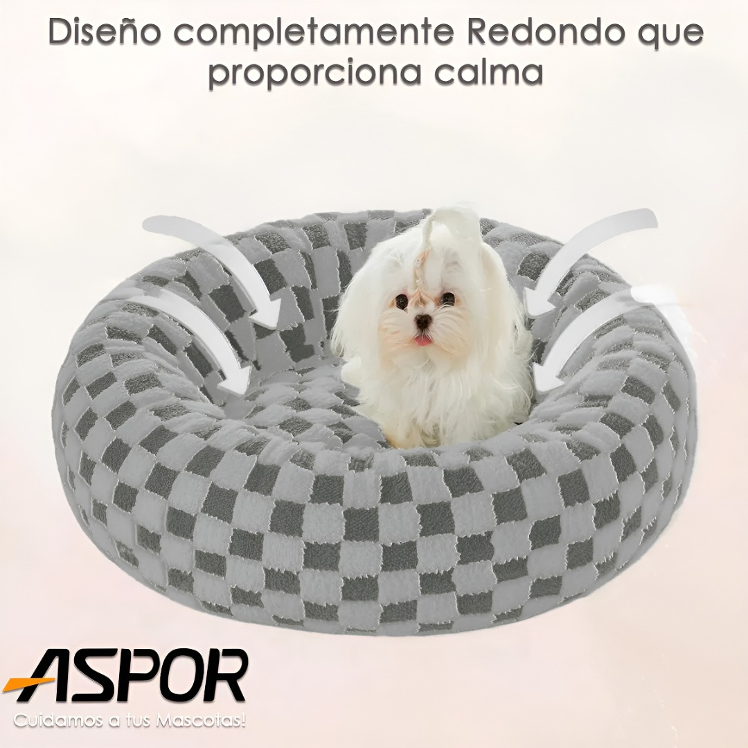 Cama Perro Premium Polar Lavable Antideslizante 70cm-2