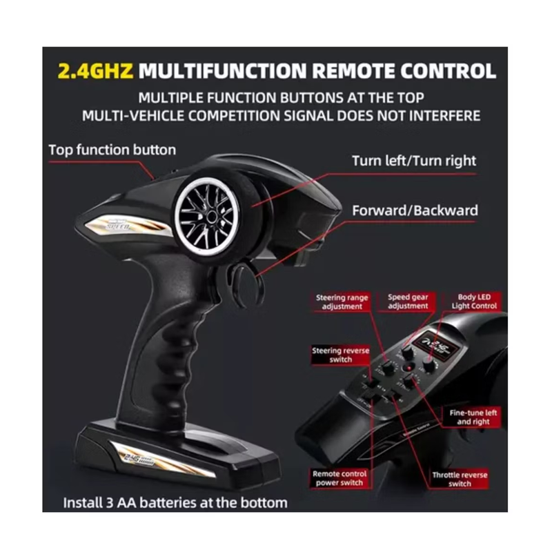 Hummer H2 A Control R Alta Velocidad 50kmh Suspensión 4x4 Amarillo-1