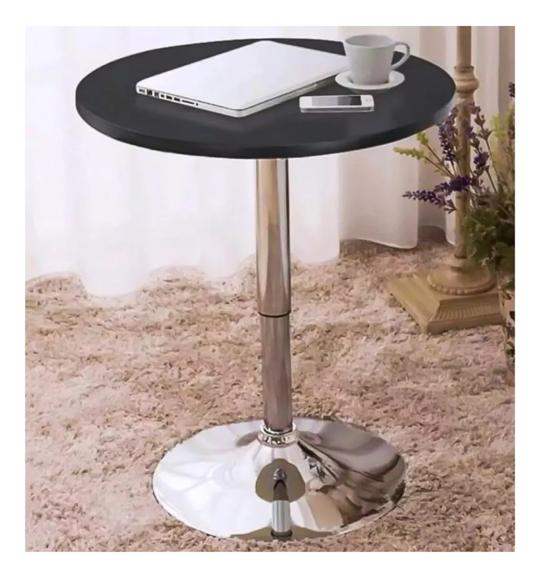 Mesa Bar Altura Ajustable 60x93cm Diámetro Terraza Comedor-4