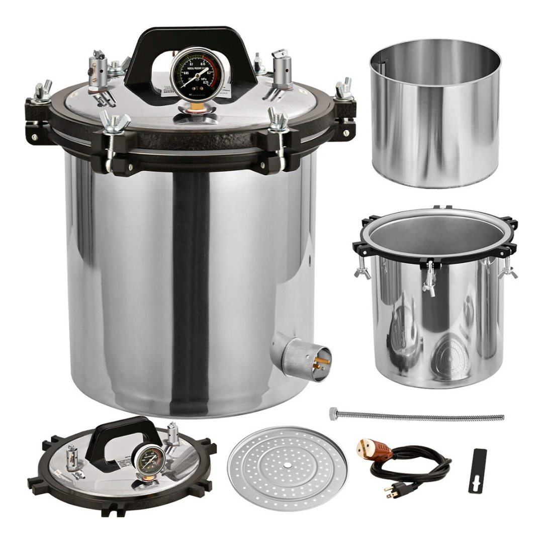 Esterilizador Autoclave Vertical Acero Inox Grado Medico-7