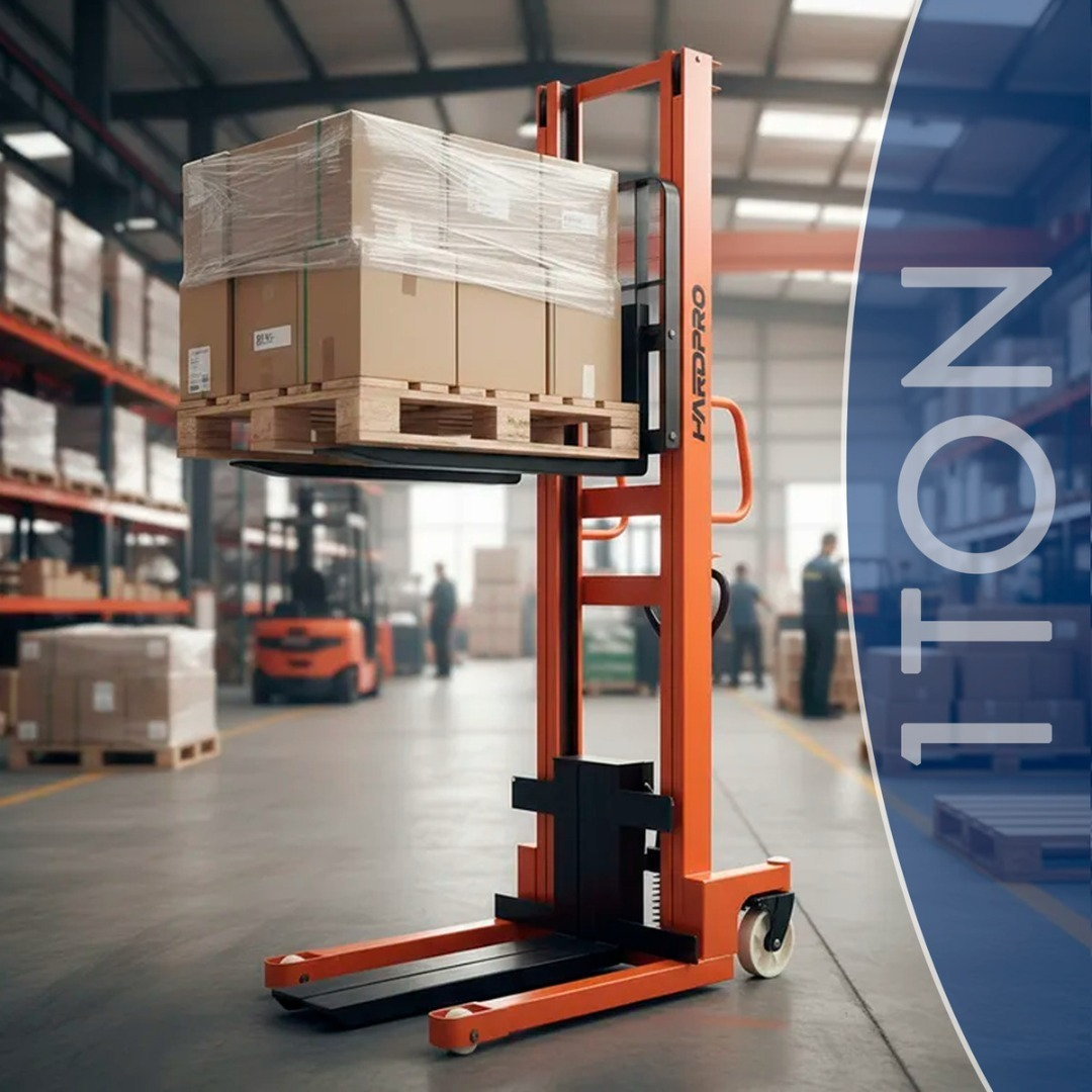 Apilador Hidráulico De Carga Manual De 1 Tonelada 1,6mt-4