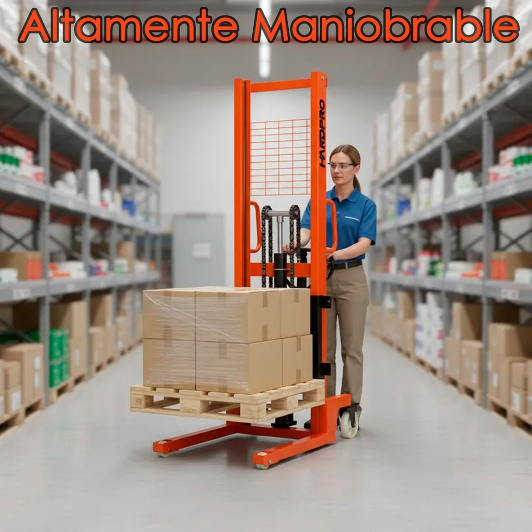 Apilador Hidráulico De Carga Manual De 1 Tonelada 1,6mt-7
