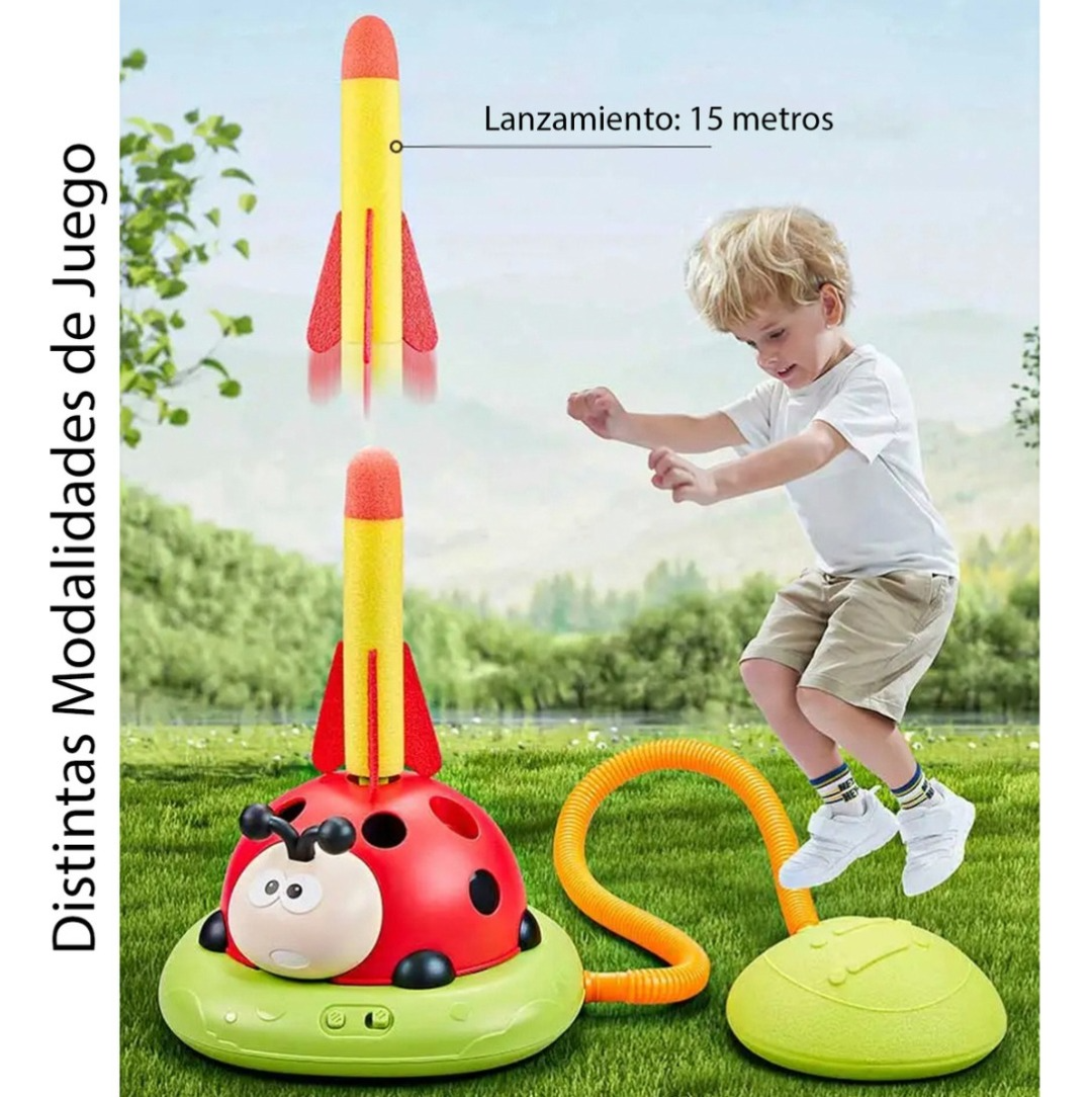 Chinita Interactiva 3en1 Salto Música Y Aros Niños-3