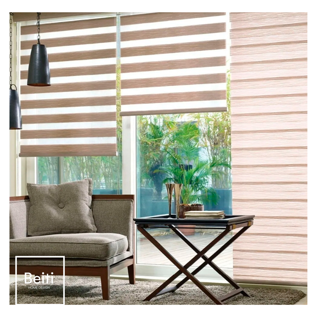 Cortina Roller Duo Zebra Día Noche 100x240cm-5
