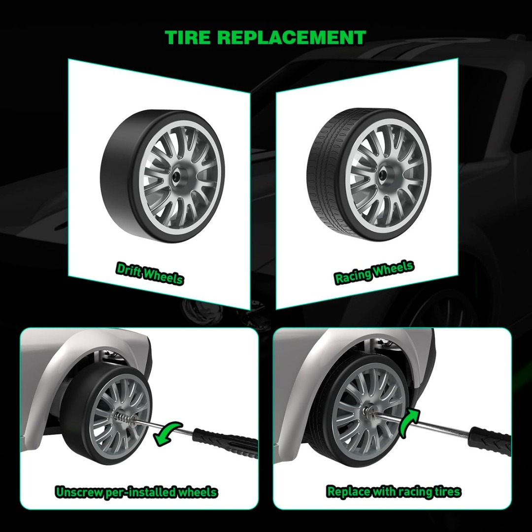 Auto Control Remoto Speed Drift Derrape 2.4gz Colores-2