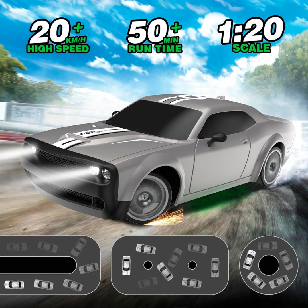 Auto Control Remoto Speed Drift Derrape 2.4gz Colores-3