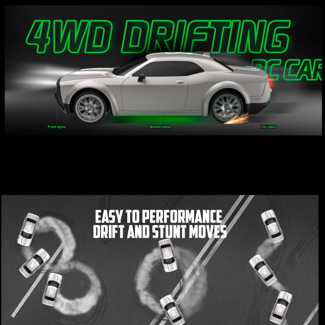 Auto Control Remoto Speed Drift Derrape 2.4gz Colores-7