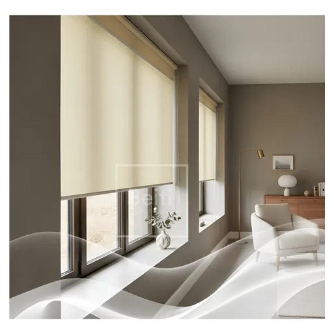 Cortina Roller Blackout Doble Visillo Cenefa 100x200-5