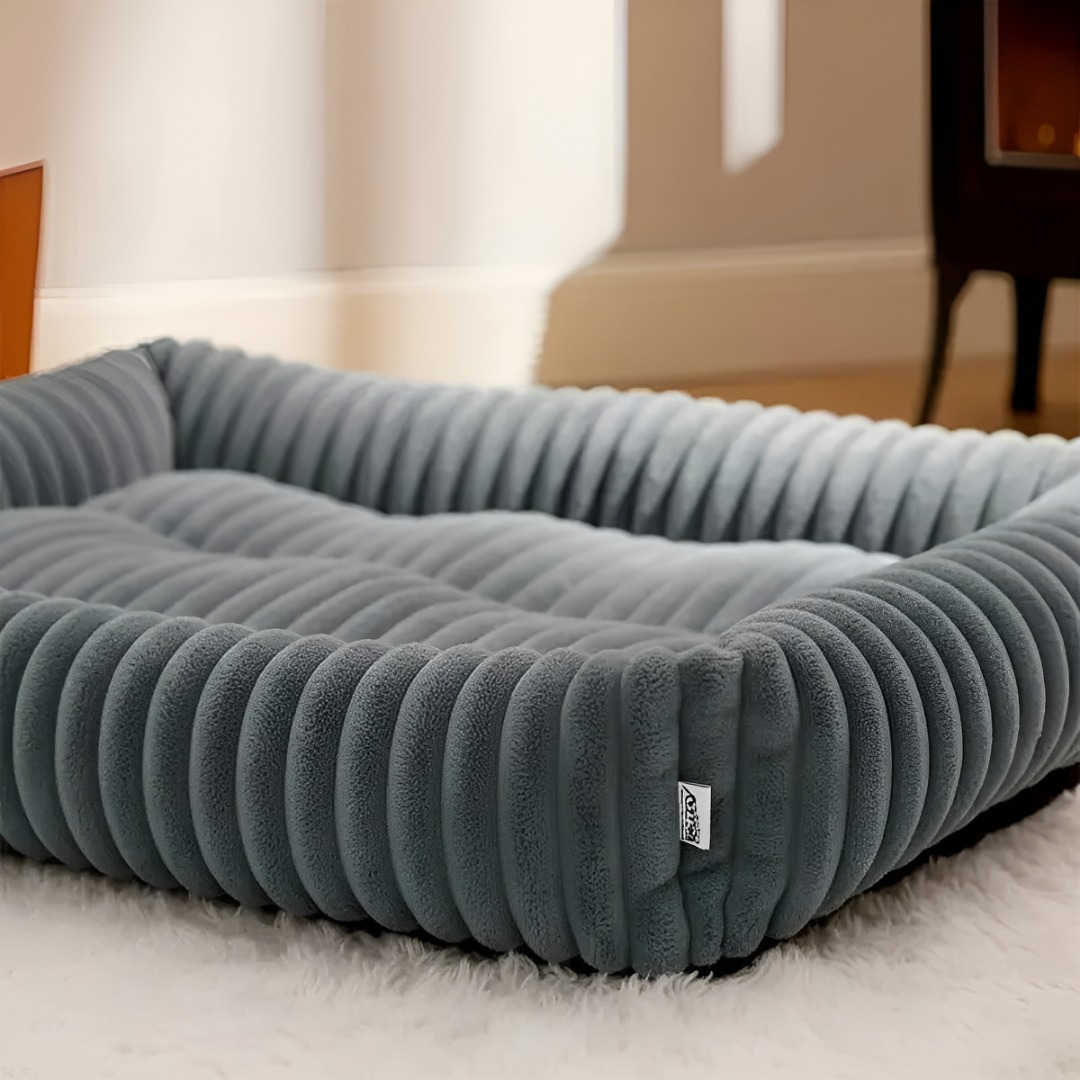 Cama Para Perro Lavable Antideslizante Y Tela Pola 106x76cm-7