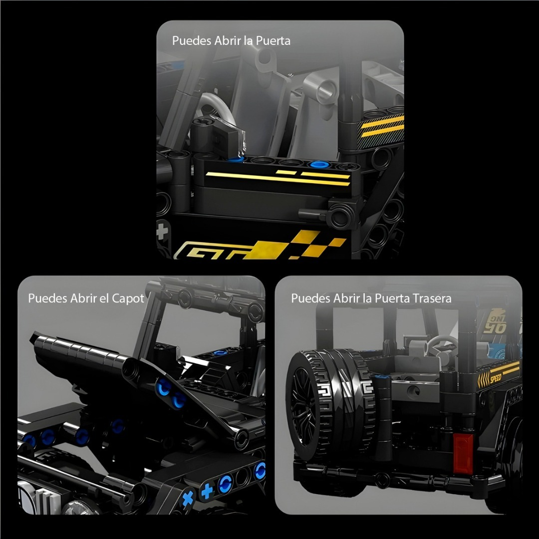 Juguete Armable Bloques G-class 426pcs Escala 1:18 Didactico-2