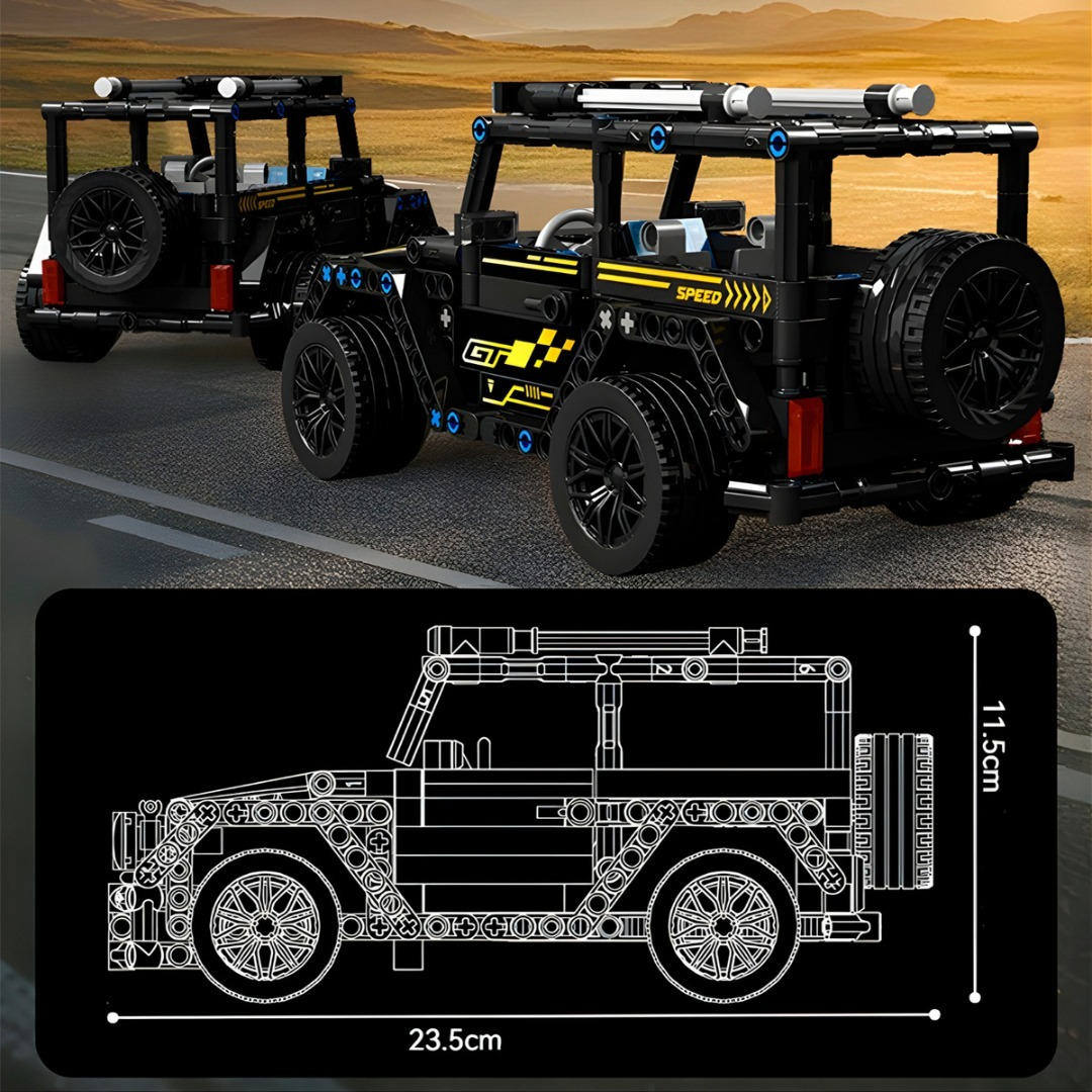 Juguete Armable Bloques G-class 426pcs Escala 1:18 Didactico-4