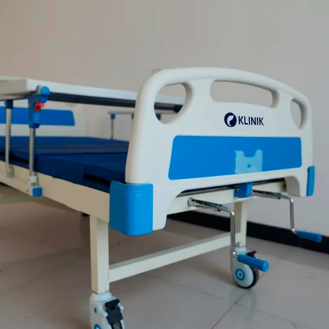 Cama Clínica Catre Manual Articulado 260kg Colchon Y Bandeja-6