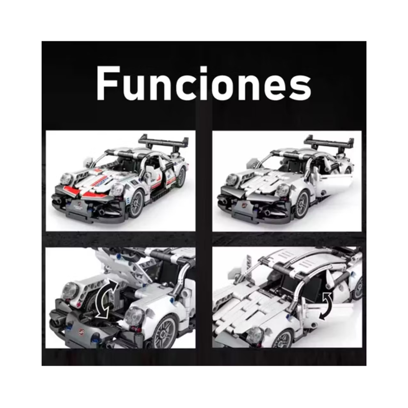 Auto Bloques De Construccion Porsche 911 De 492 Pcs-1