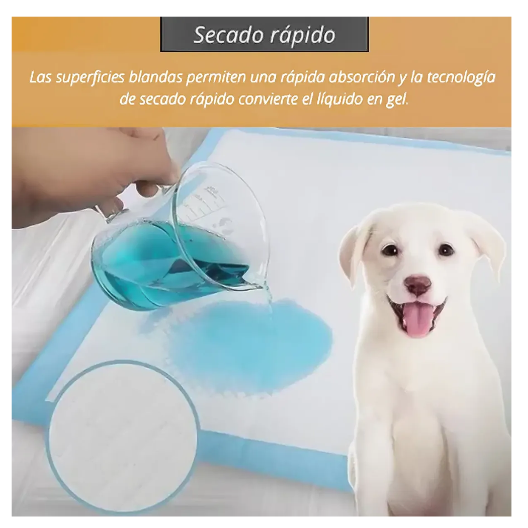 40 Pañales Tipo Sabanillas Mascotas Perros Y Gato 90x60cm-5