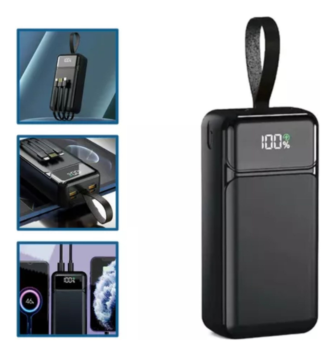 Bateria Portatil 30000mah Powerbank Multipuertos-0