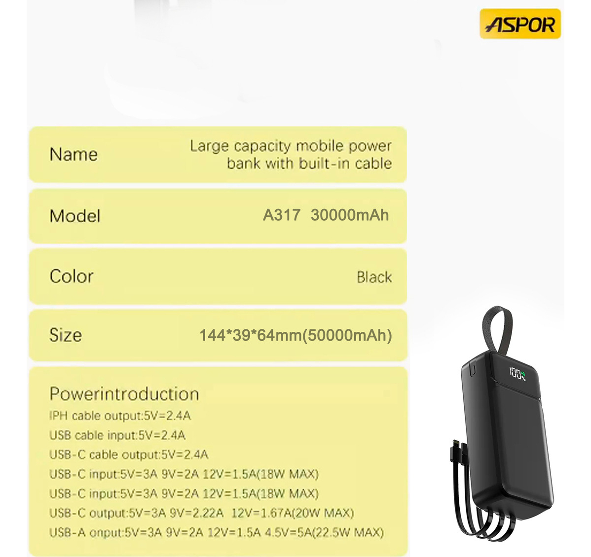 Bateria Portatil 30000mah Powerbank Multipuertos-2