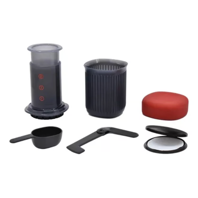 Cafetera Portatil Tipo Aeropress Para Viajes Con Filtros Espresso-1