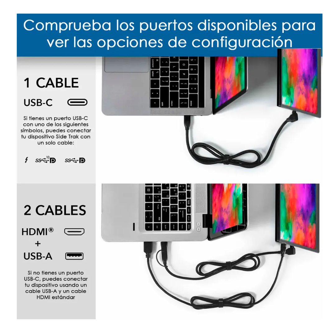 Monitor Portatil  Con Pantalla De 15.6 Pulgadas 60hz Full Hd-2