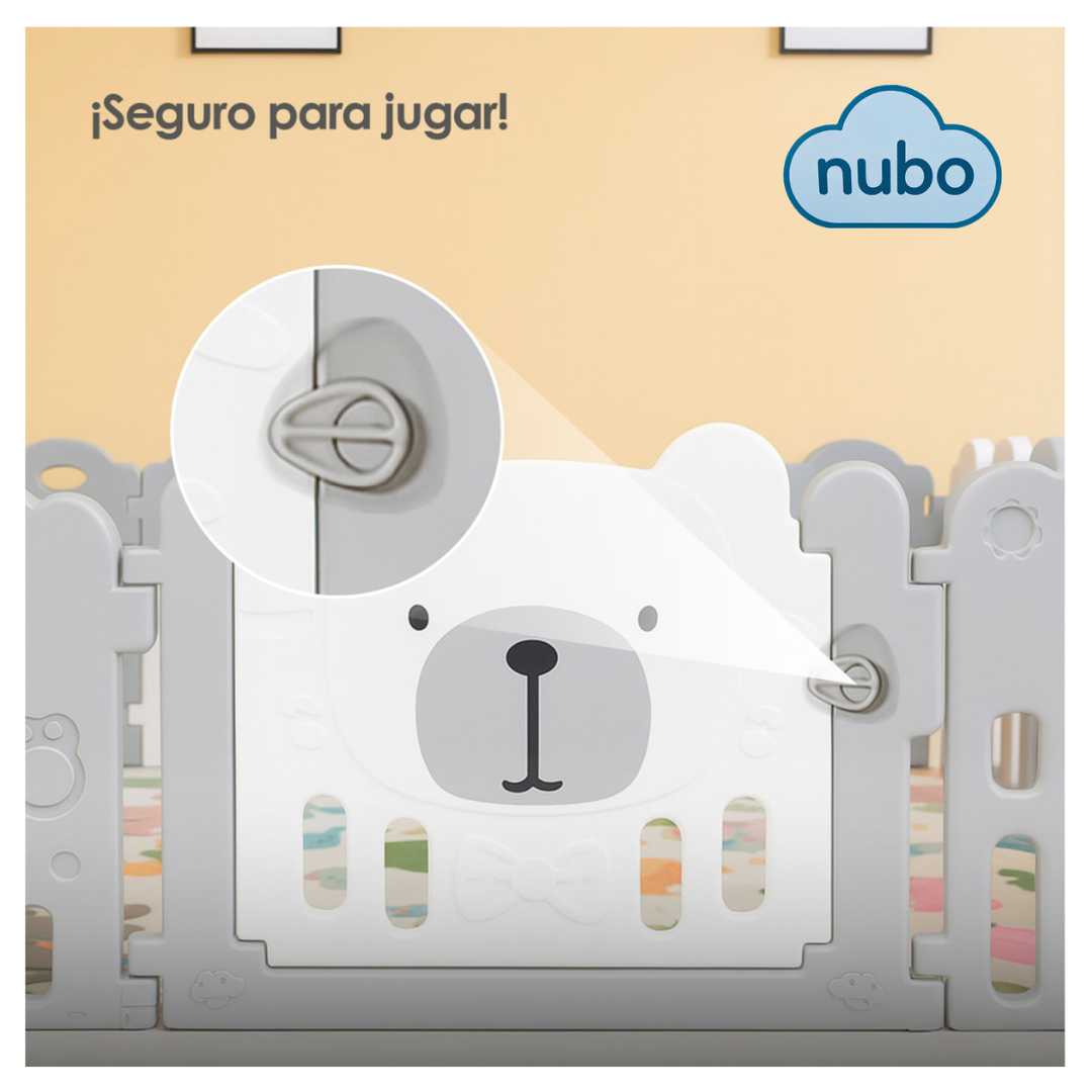 Corral Armable Bebe Seguridad Con Paneles De 120x120cm-4