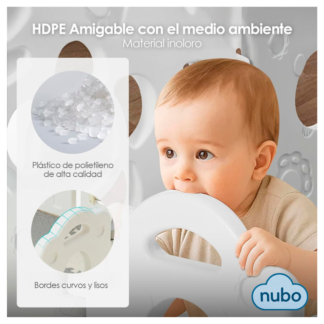 Corral Armable Bebe Seguridad Con Paneles De 120x120cm-5