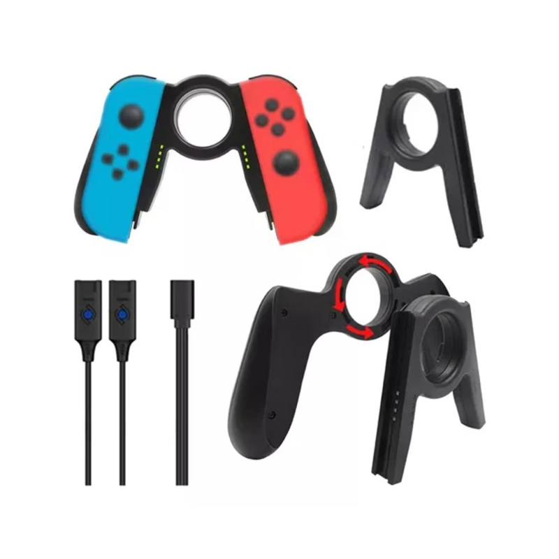 Soporte Handgrip Cargador Para Joystyck GamePad Compatible Switch-0
