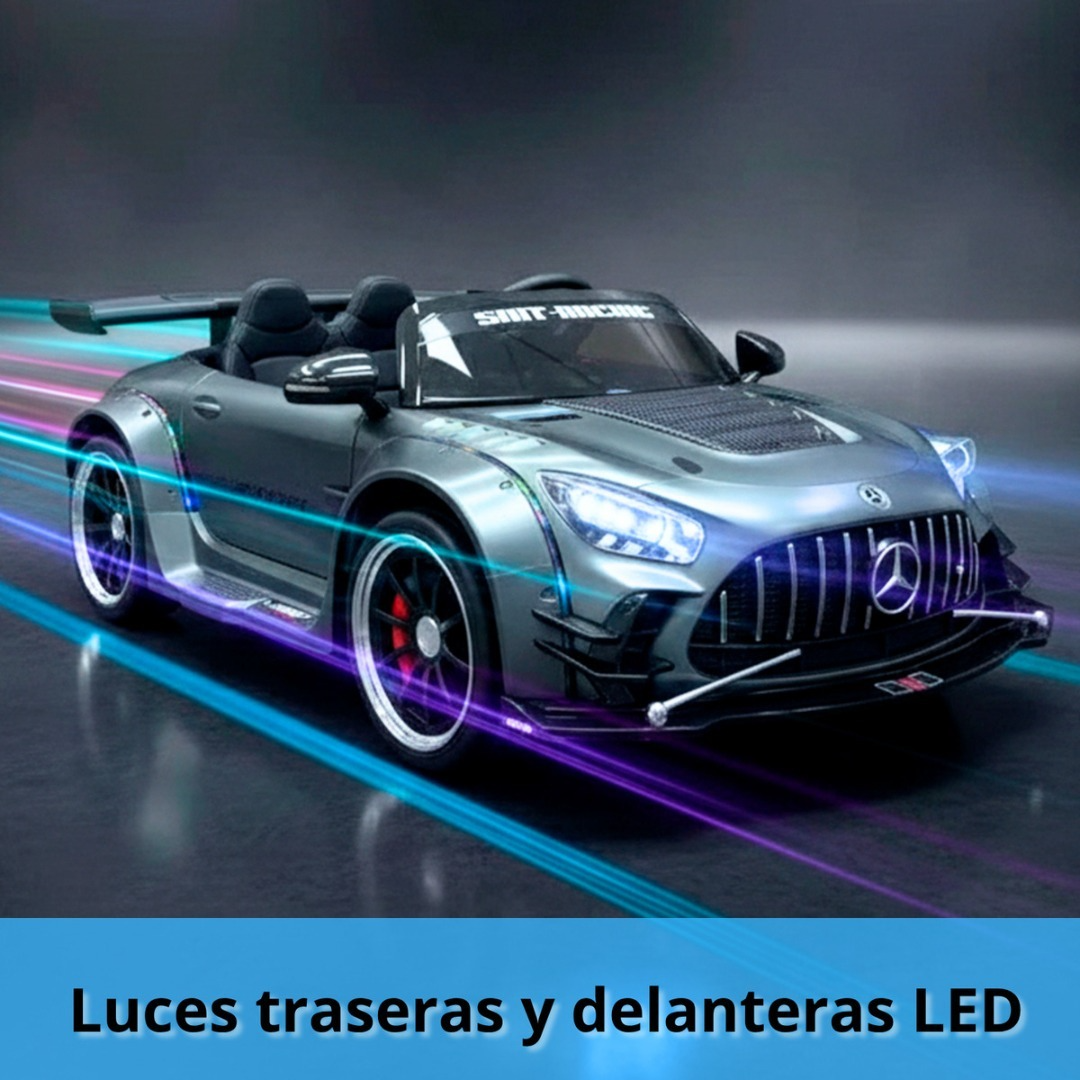 Auto Electrico Montable Niños Mercedes Amg Gt Alta Duración-3