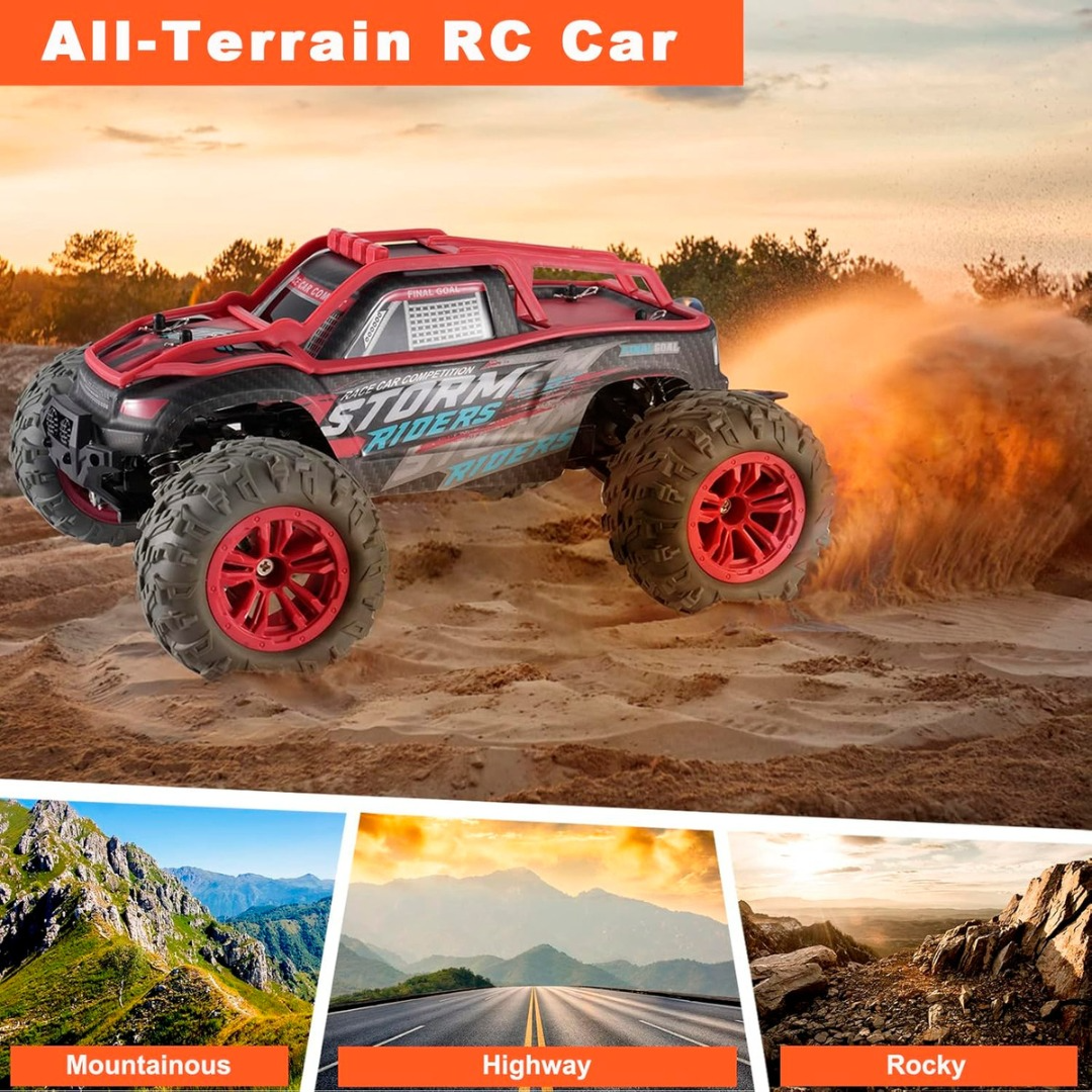 Auto A Control 4x4 Todo Terreno Rider Storm 1:14 Profesional Varios Colores -3