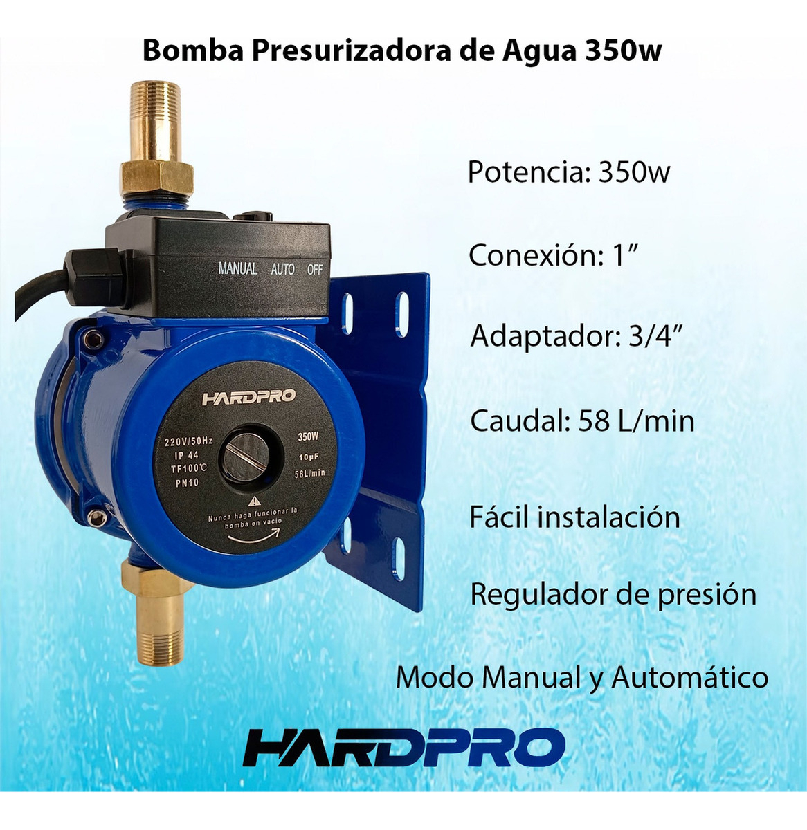 Bomba Presurizadora Agua 58 L/min 350 W-5