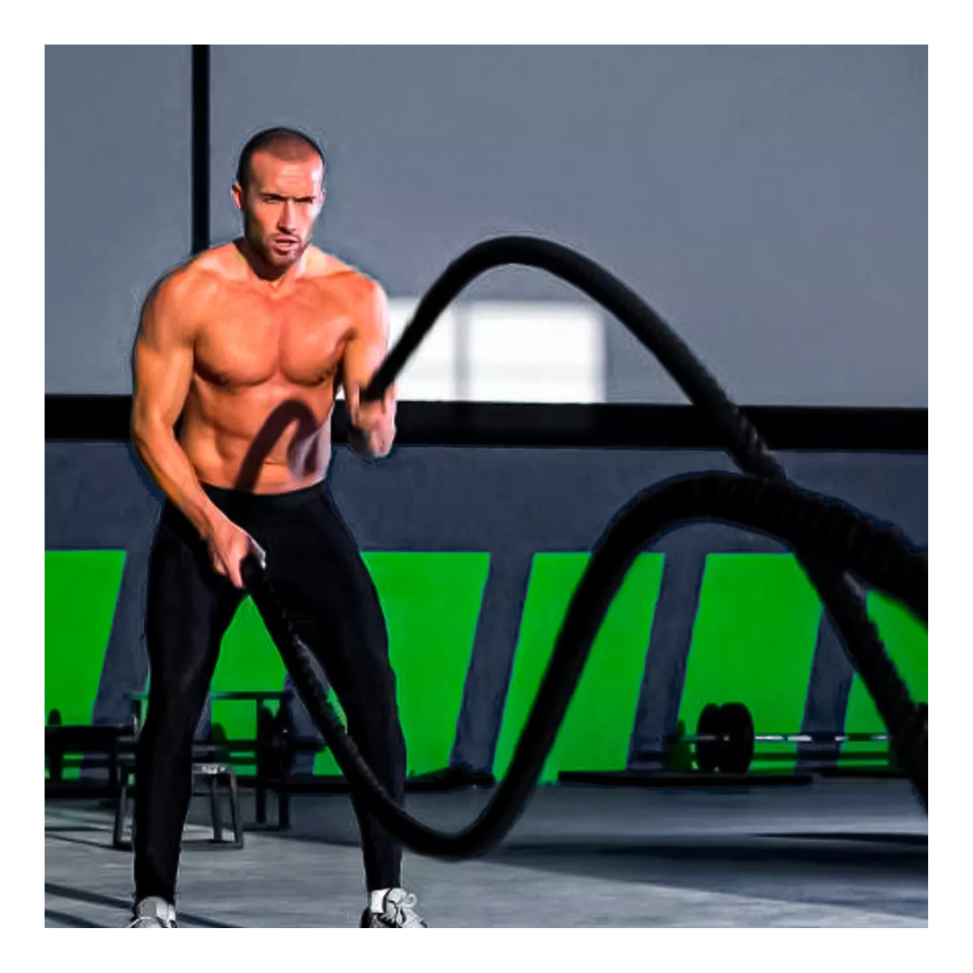 Cuerda Crossfit Battle Rope Correa 12 Metros X 38 Milimetros-7