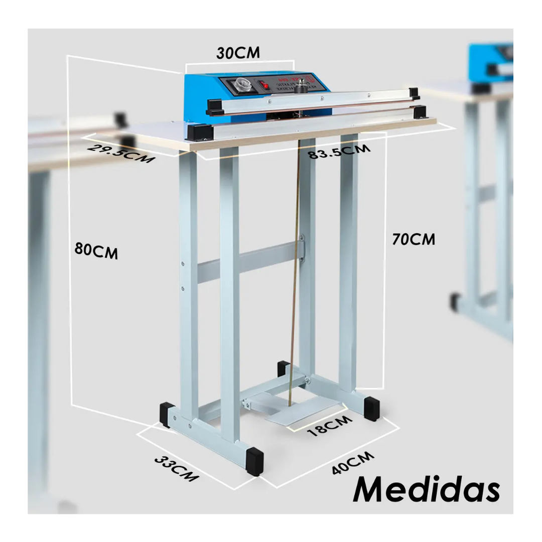 Selladora Cortadora De Bolsa De 70cm Con Pedal 700w-2