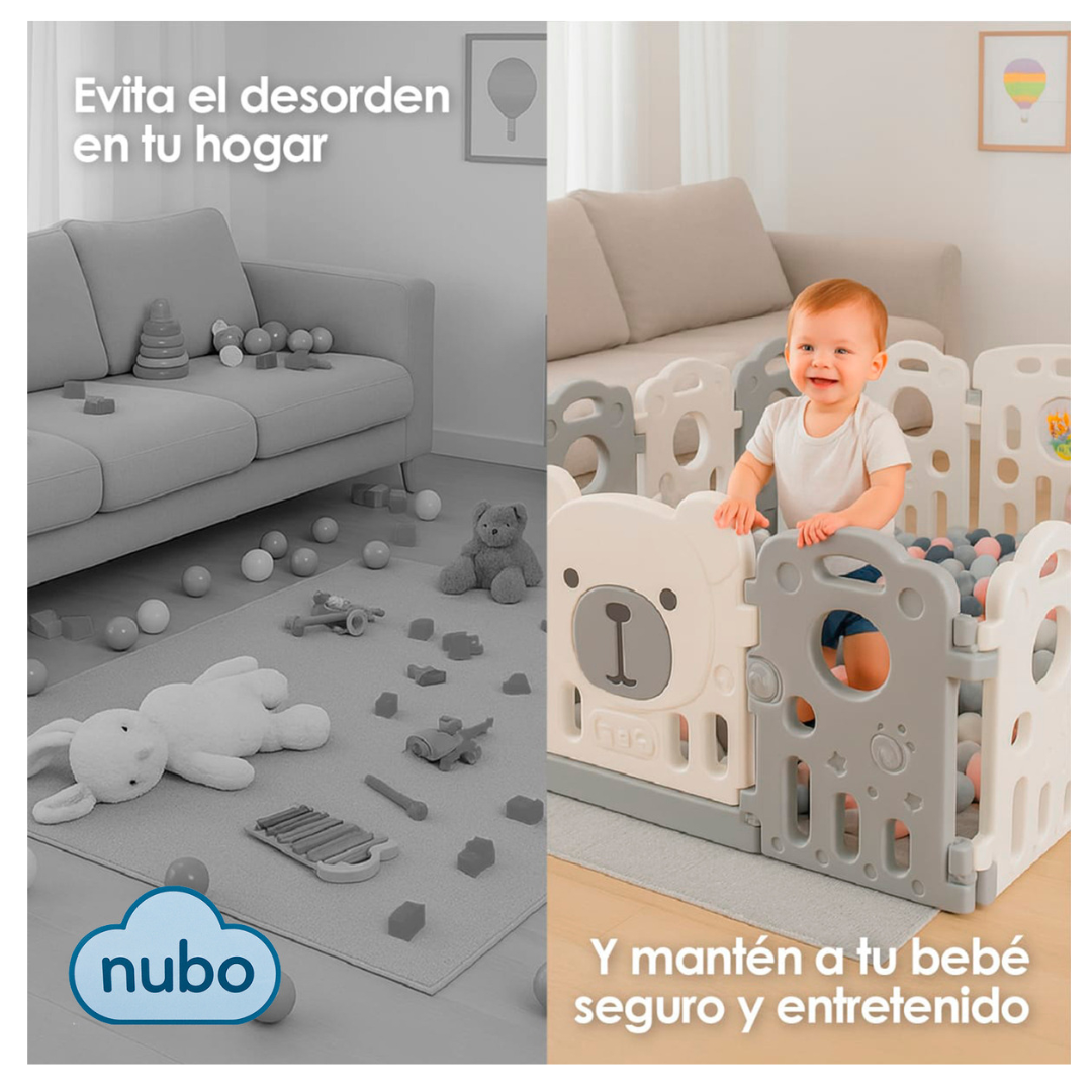 Corral Juegos Bebe Infantil Premium De 155x192cm Armable-6