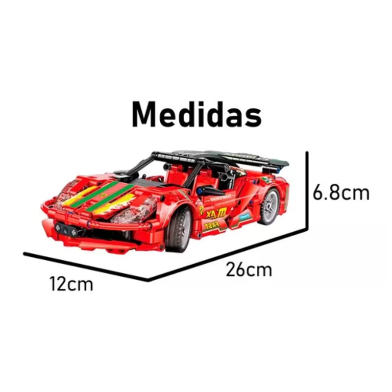 Auto Bloques De Construccion Ferrari Spider 471 Pcs-1