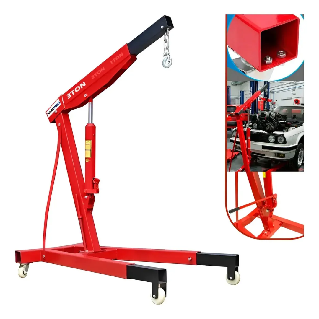 Tecle Grua Pluma Hidraulico 3 Toneladas Desmontable Auto-2