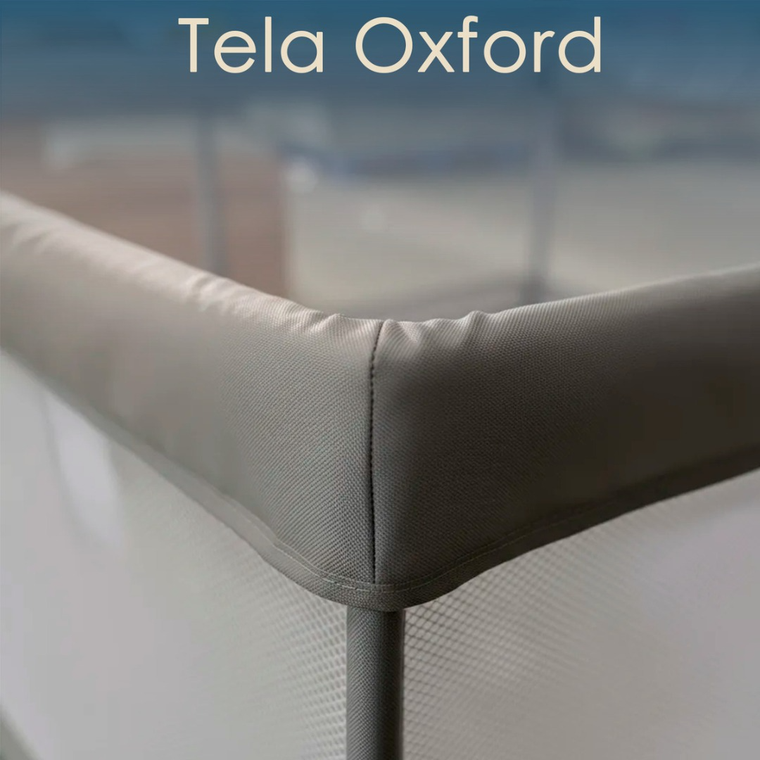 Corral Infantil Bebe Malla Y Tela Con Pelotas 180x200cm-4