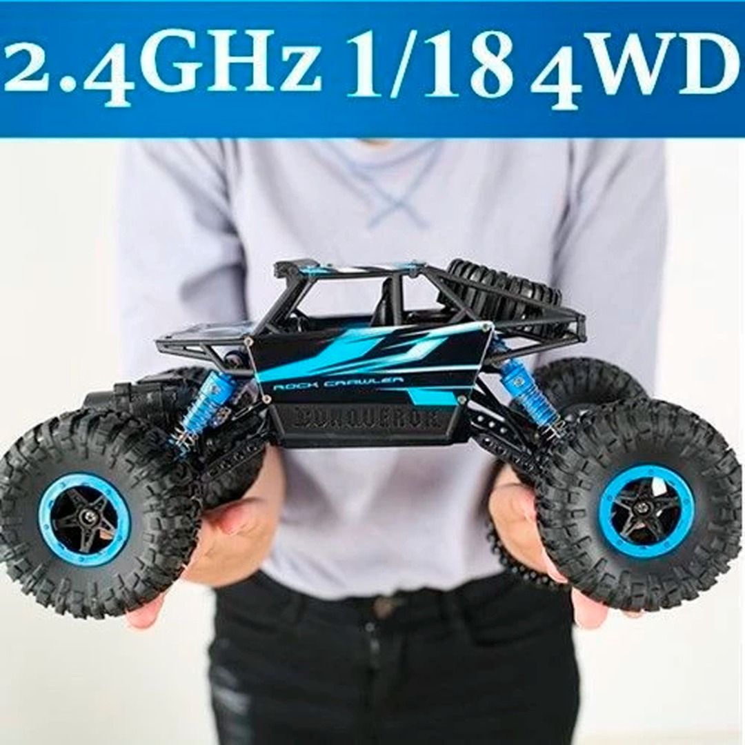 Auto Control Remoto Off Road Rockcrawler 2.4gz 1:18 4x4 Rojo-5