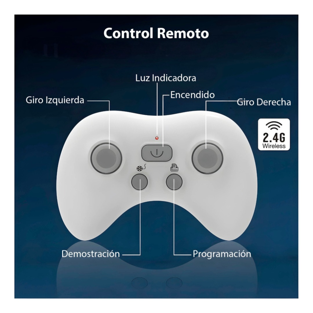 Juguete A Control Remoto Mantarraya Acuático Recargable 35cm-2